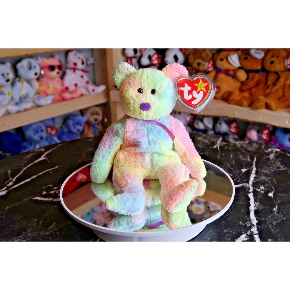 TY Beanie Baby - Groovy the Bear | MWMT | Vintage | Rare